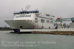 MS Hammershus in Rønne MS Hammershus in Rønne